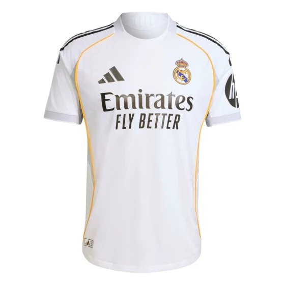 Real Madrid Men's Home Authentic Jersey 25/26 White